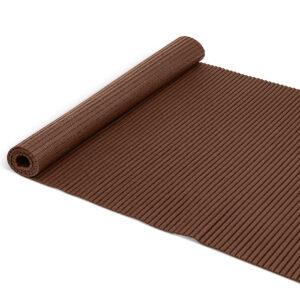 Badematte Weichschaummatte Badvorleger Schaummatte Braun Einfarbig Breite 65cm Meterware