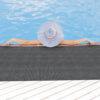 Badematte Weichschaummatte Grau Anthrazit Uni Einfarbig Breite 65cm Meterware