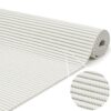 Weichschaummatte Badematte rutschfest Badvorleger Meterware Antirutschmatte Uni Weiß 65cm Breite
