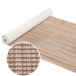 Badematte Weichschaummatte Leinenoptik Braun Breite 65cm Badvorleger Meterware