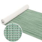 Weichschaummatte Badematte Leinenoptik Grün Breite 65cm Badvorleger Meterware