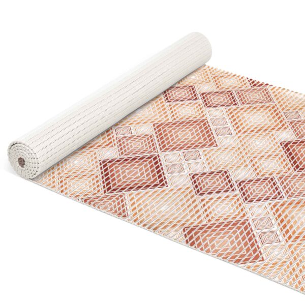 Badematte Weichschaummatte Badvorleger Karo Braun Breite 65cm Meterware