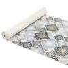 Badematte Weichschaummatte Karo Grau Breite 65cm Schaummatte Badvorleger Meterware