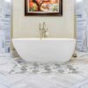 Badematte Weichschaummatte Karo Grau Breite 65cm Schaummatte Badvorleger Meterware