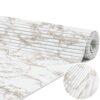 Weichschaummatte Badematte rutschfest Badvorleger Meterware Antirutschmatte Marmor Braun 130cm Breite