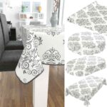 Wachstuch Tischdecke abwaschbar Wachstischdecke Gartentischdecke Ornament Beige Meterware