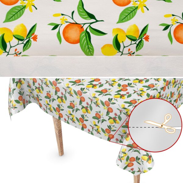 Wachstuch Wachstuchtischdecke Orangen Zitronen abwaschbar