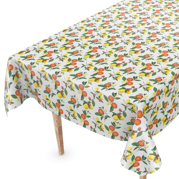 Wachstuch Wachstuchtischdecke Orangen Zitronen abwaschbar