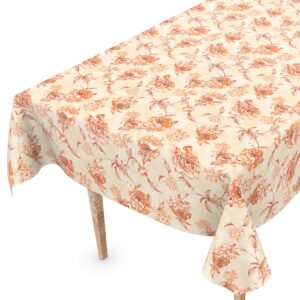 Wachstuch Tischdecke abwaschbar Wachstischdecke Alexandra Beige Outdoor Tischdecke