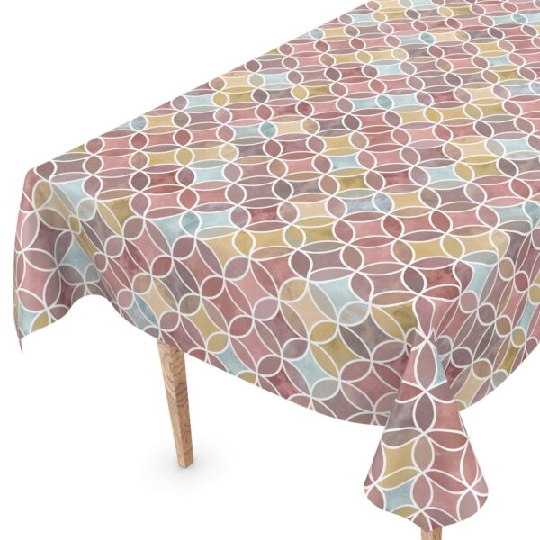Wachstuch Tischdecke abwaschbar Wachstuchtischdecke Kaleidoskop Mehrfarbig abwaschbar
