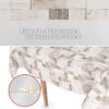 Wachstuch Tischdecke abwaschbar Wachstischdecke Meterware Holz Outdoor Tischdecke Gartentischdecke