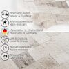 Wachstuch Tischdecke abwaschbar Wachstischdecke Meterware Holz Outdoor Tischdecke Gartentischdecke