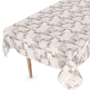 Wachstuch Tischdecke abwaschbar Wachstischdecke Meterware Holz Outdoor Tischdecke Gartentischdecke