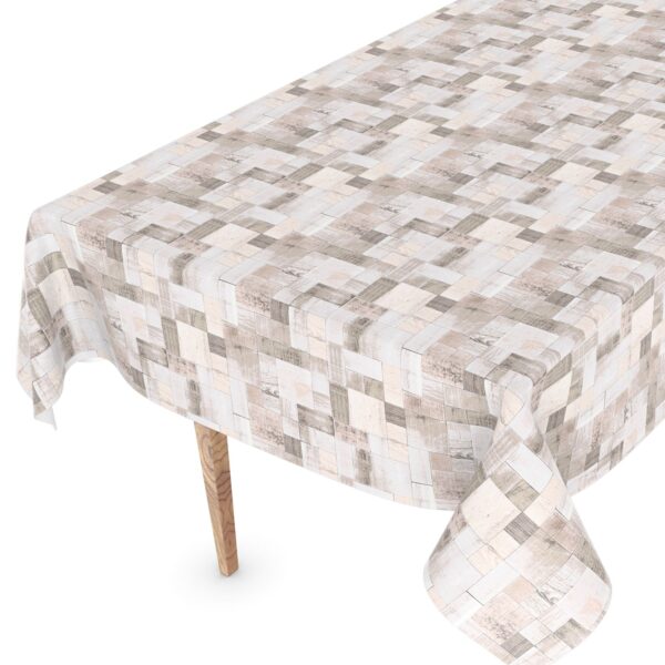 Wachstuch Tischdecke abwaschbar Wachstischdecke Meterware Holz Outdoor Tischdecke Gartentischdecke