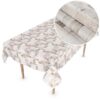 Wachstuch Tischdecke abwaschbar Wachstischdecke Meterware Holz Outdoor Tischdecke Gartentischdecke