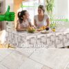 Wachstuch Tischdecke abwaschbar Wachstischdecke Meterware Holz Outdoor Tischdecke Gartentischdecke