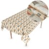 Wachstuch Tischdecke abwaschbar Wachstischdecke Meterware Kunst Outdoor Tischdecke Gartentischdecke