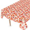 Wachstuch Tischdecke abwaschbar Wachstischdecke Meterware Mohnblumen Outdoor Tischdecke Gartentischdecke