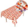 Wachstuch Tischdecke abwaschbar Wachstischdecke Meterware Mohnblumen Outdoor Tischdecke Gartentischdecke