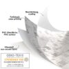 Wachstuch Tischdecke abwaschbar pflegeleicht Wachstuchtischdecke Modern Fliesenoptik Grau