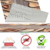 Läufer Küchen Teppich abwischbar Textil + PVC rutschfest Kochen Holz Dielen Braun 50cm Breit