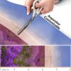 Teppichläufer Küchenläufer isolierend Boden Läufer abwaschbar Textil + PVC rutschfest Lavendel Provence Lila 50cm Breit