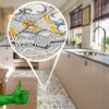 Teppich Küchenläufer Teppichläufer Läufer Flur abwischbar PVC Mirza Ravello Mehrfarbig 48cm Breit
