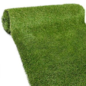 Premium Kunstrasen Natura Rasenteppich künstlicher Rasen Grün Garten Balkon 30mm