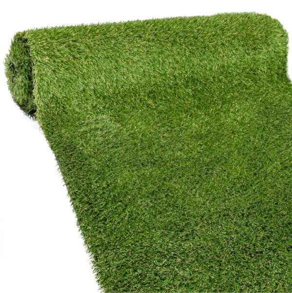 Premium Kunstrasen Natura Rasenteppich künstlicher Rasen Grün Garten Balkon 30mm