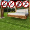 Premium Kunstrasen Natura Rasenteppich künstlicher Rasen Grün Garten Balkon 30mm