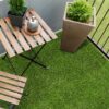 Premium Kunstrasen Natura Rasenteppich künstlicher Rasen Grün Garten Balkon 30mm