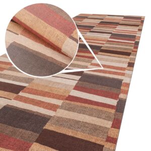 Küchenläufer Teppichläufer Küchenteppich Läufer Flur Patchwork 65cm rutschfest
