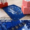 Weihnachtsteppich Weihnachts Fußmatte Wohnzimmer Küche rutschfest Teppich Weihnachten Türmatte 50×80 cm