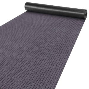 Küchenläufer rutschfest abwischbar Teppich Wilson Anthrazit 65cm Breit