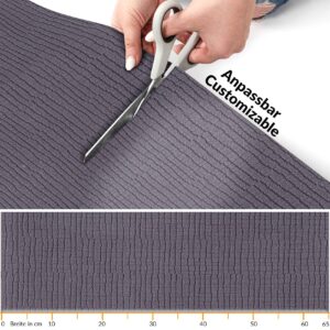 Küchenläufer rutschfest abwischbar Teppich Wilson Anthrazit 65cm Breit