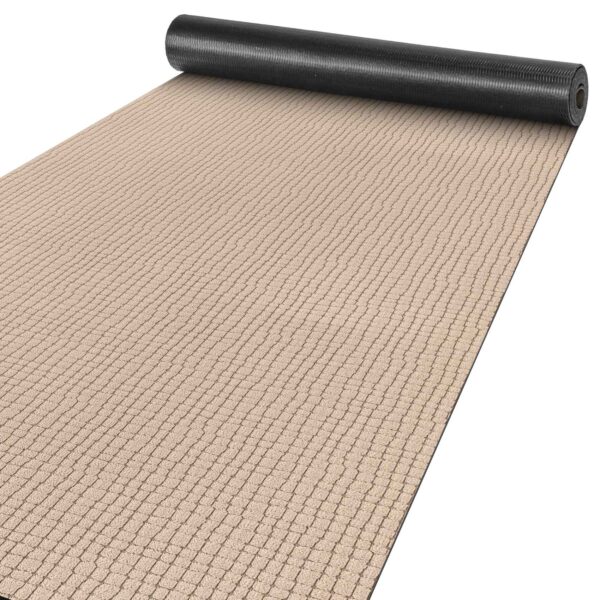 Teppichläufer Küchenläufer rutschfest abwischbar Teppich Wilson Beige 65cm Breit