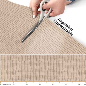 Teppichläufer Küchenläufer rutschfest abwischbar Teppich Wilson Beige 65cm Breit