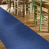 Teppichläufer Küchenläufer rutschfest abwischbar Teppich Wilson Blau 65cm Breit