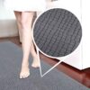 Teppichläufer Küchenläufer rutschfest abwischbar Teppich Wilson Grau 65cm Breit