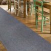 Teppichläufer Küchenläufer rutschfest abwischbar Teppich Wilson Grau 65cm Breit