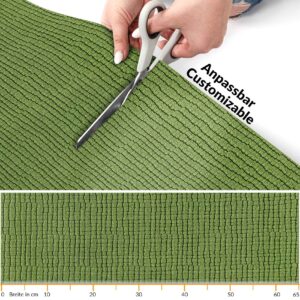 Teppichläufer Küchenläufer rutschfest abwischbar Teppich Wilson Grün 65cm Breit