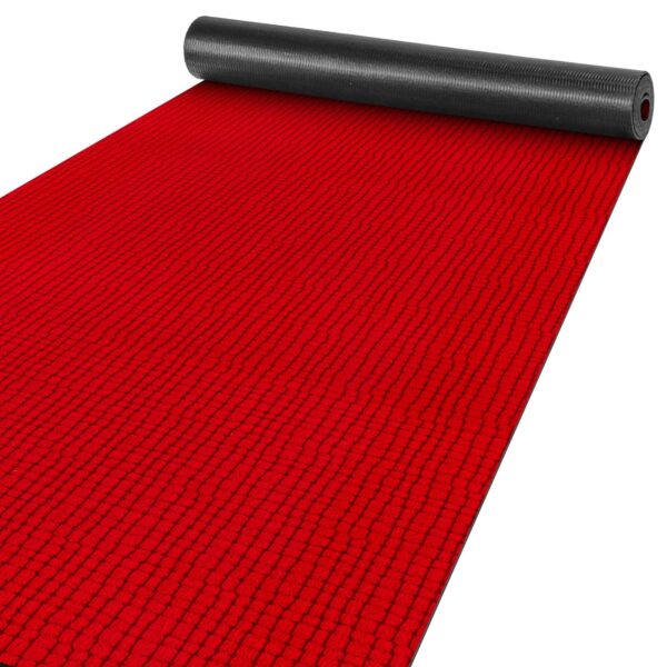 Teppichläufer Küchenläufer rutschfest abwischbar Teppich Wilson Rot 65cm Breit