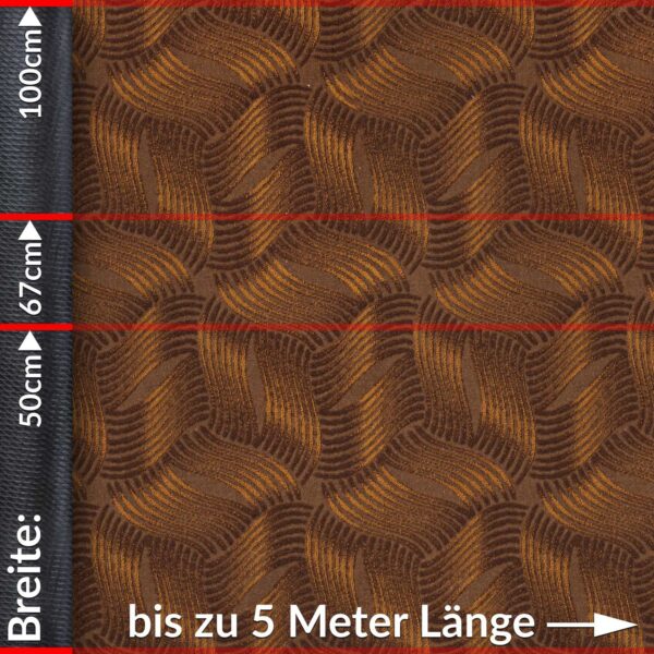 Teppich Läufer Teppichläufer Wohnzimmer Küchenteppich Küchenläufer Läufer Flur Meterware Velours rutschfest Julianna