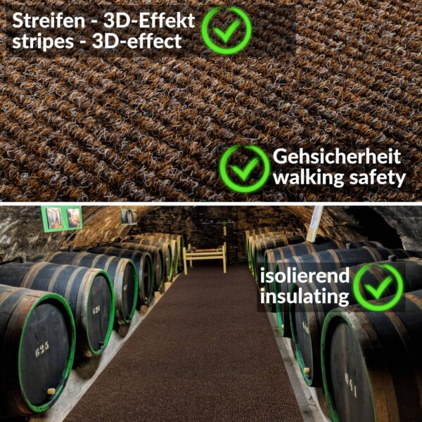 Fußmatte Fußabtreter Schmutzfangmatte Sauberlaufmatte Teppich Läufer Fußabstreifer JUMBO