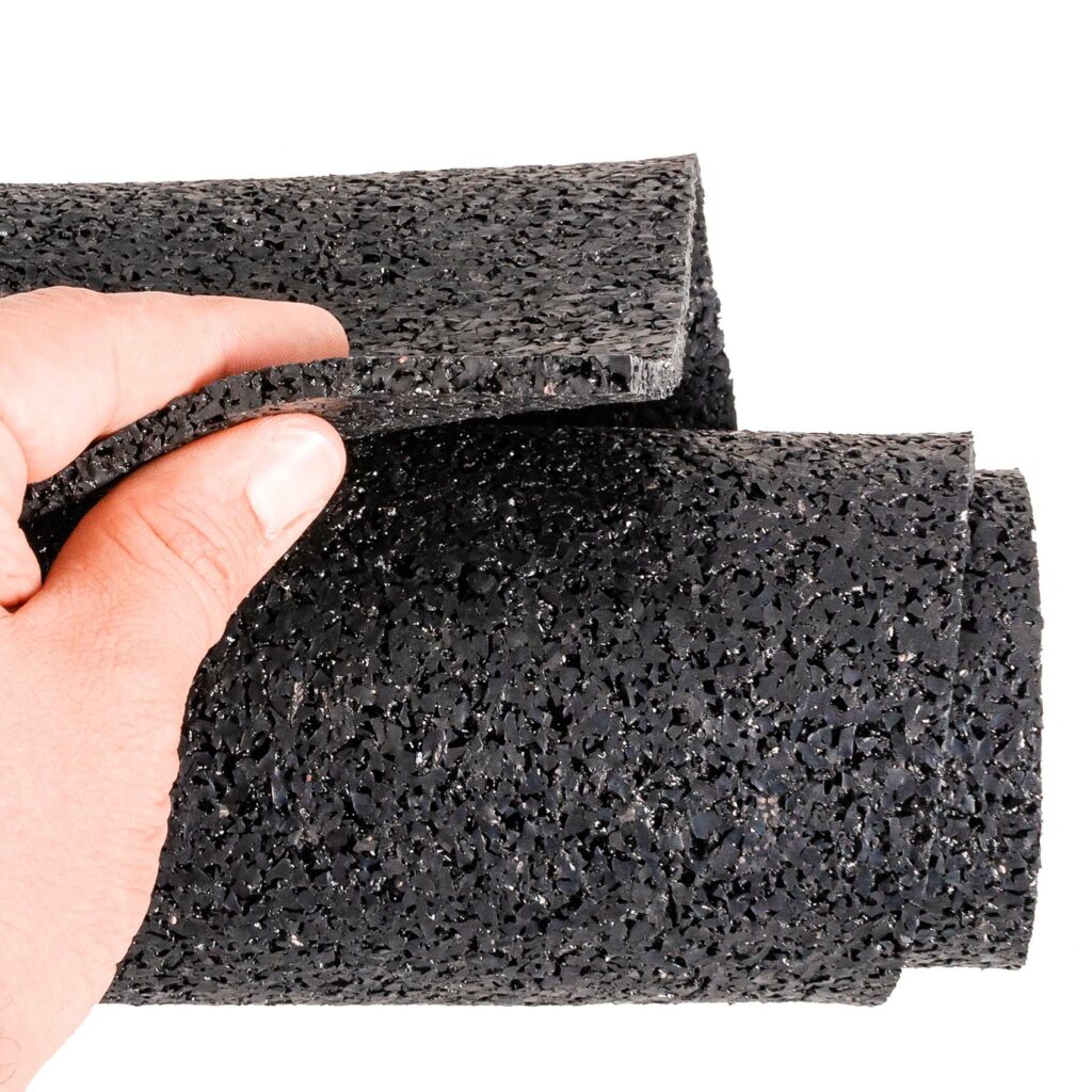 Bautenschutzmatte Antivibrationsmatte Gummigranulatmatte Antirutschmatte 5mm Stark Meterware 80/100cm