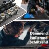Bautenschutzmatte Antivibrationsmatte Gummigranulatmatte Antirutschmatte 5mm Stark Meterware 80/100cm