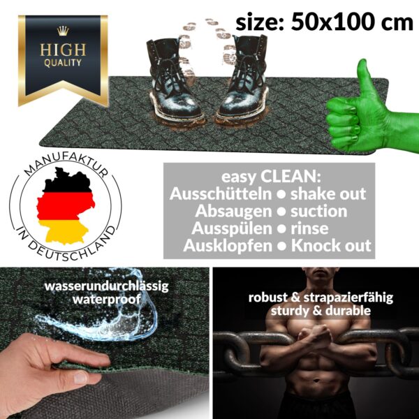 Türmatte MELBOURNE Fußmatte Schmutzfangmatte Schmutzmatte Sauberlaufmatte Fußabtreter