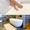 Teppich Wohnzimmer Kurzflor Designer Teppichläufer Uni einfarbig – auch als Badematte Breite 100cm