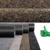Läufer Flur Teppichläufer Schmutzfangläufer Schmutzfangmatte Fußmatte außen innen POET Breite 100cm Dunkelbraun