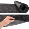 Läufer Flur Teppichläufer Sauberlaufmatte Schmutzfangmatte Fußmatte Eingang POET Breite 100cm Schwarz